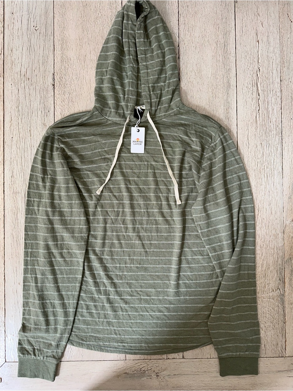 Marine Layer Striped Pullover Hoodie